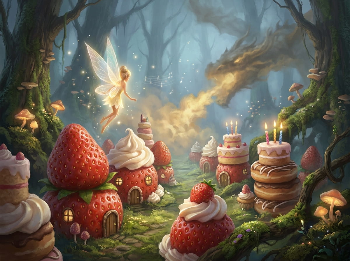 Fantasy Worlds created with free AI image generator